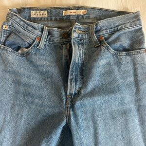 Levi's premium women’s Denim dad Jeans in Light Blue